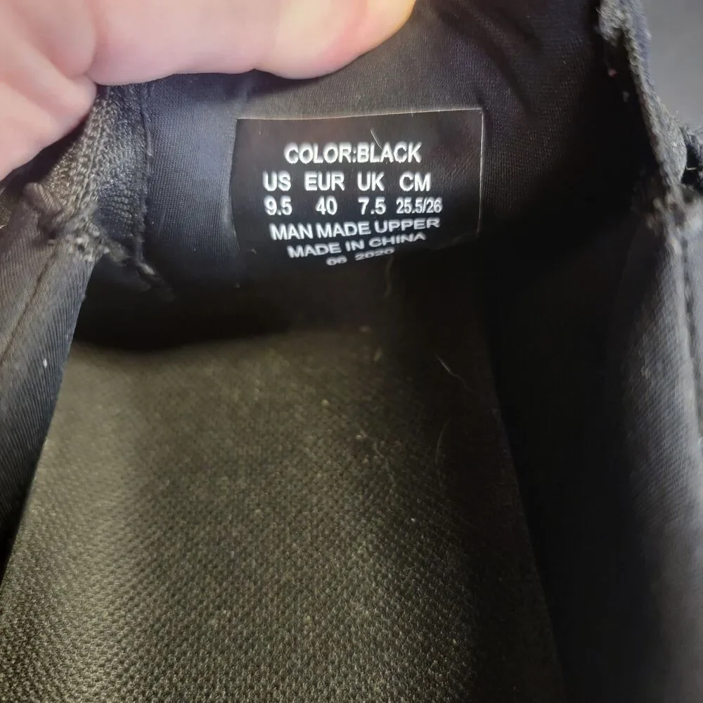 Snibbs Women's Black Spacecloud Work Shoes Sneakers Size 9.5US